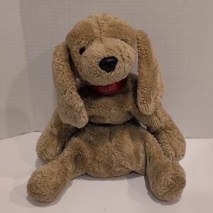 Gund Golden Retriever Plush Brown Puppy with Red Collar